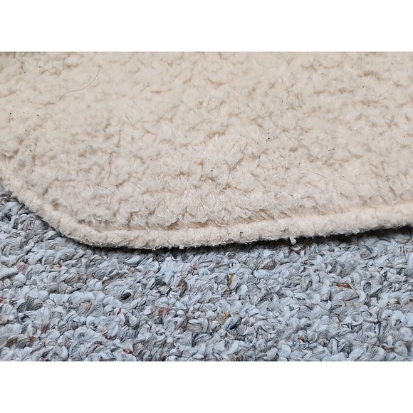 Vintage 80s Carhartt Denim Vest Men's  Large Tall Sherpa Lined Workwear Snap USA - Picture 15 of 16